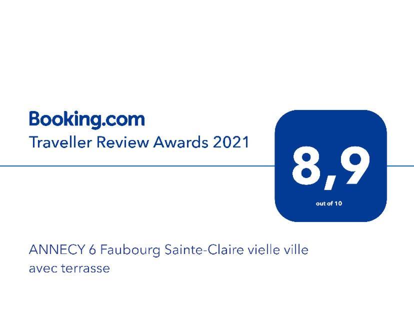 Annecy Sainte Claire Vieille Ville 38M2 Terrasse Proche Gare Et Lac 4 Pers 3 Etoiles 외부 사진