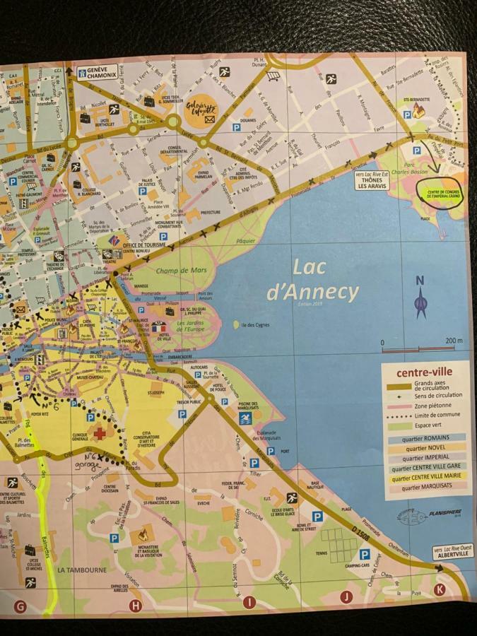 Annecy Sainte Claire Vieille Ville 38M2 Terrasse Proche Gare Et Lac 4 Pers 3 Etoiles 외부 사진